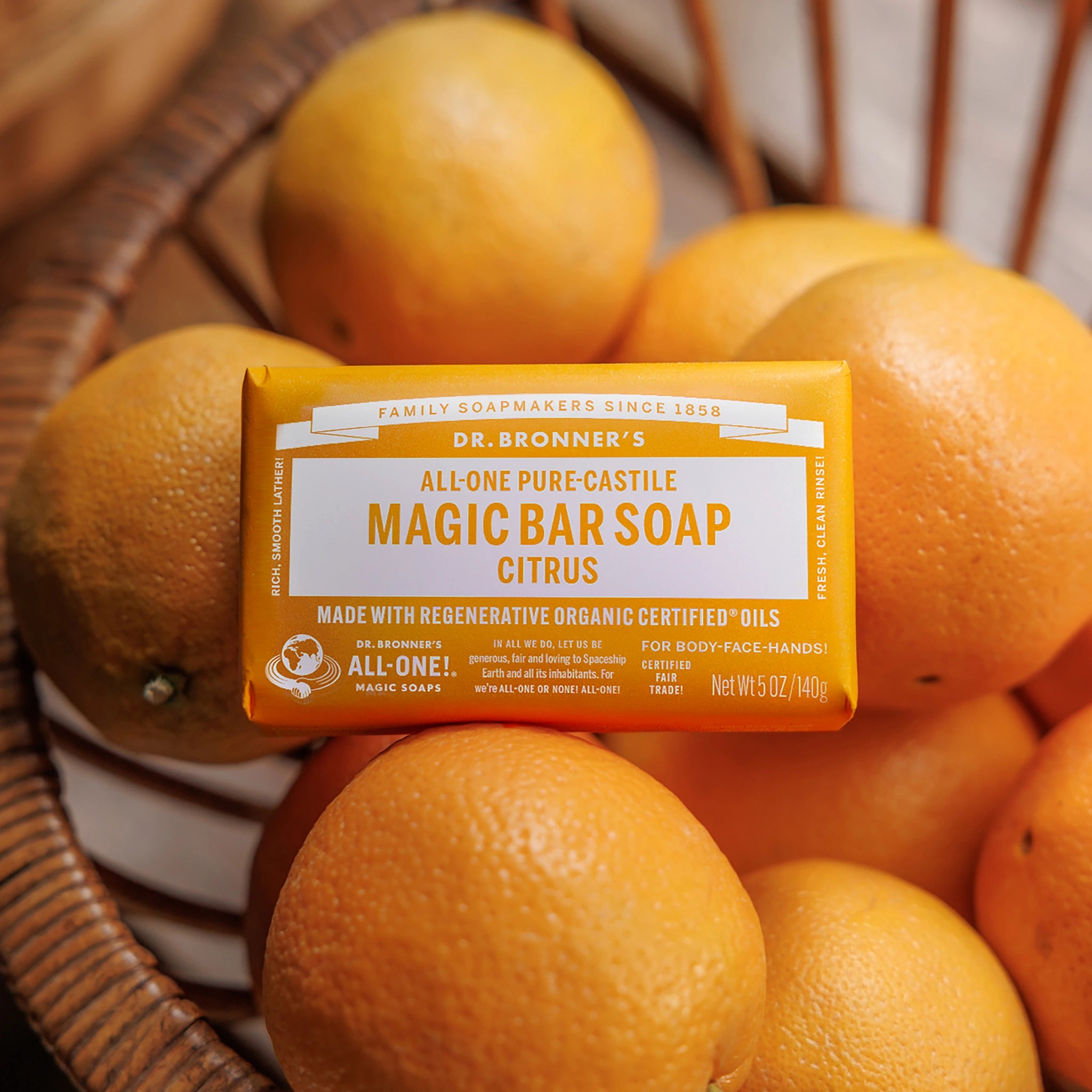 Citrus Pure Castile Magic Bar Soap - Image 3
