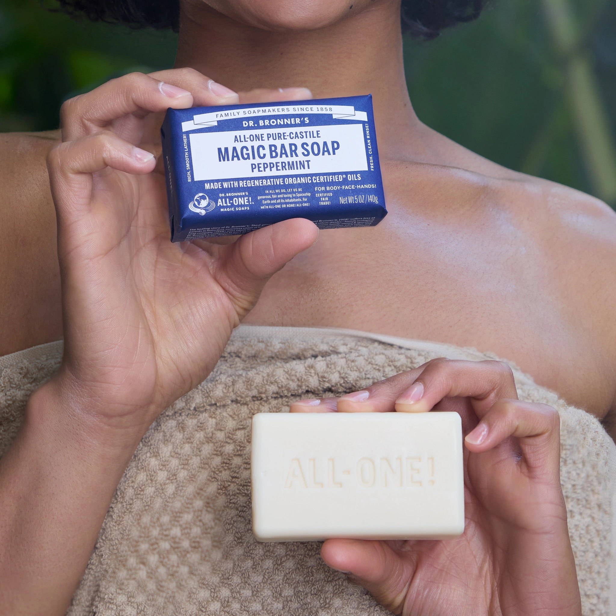 Peppermint Pure Castile Magic Bar Soap - Image 3